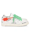 OFF-WHITE MEN'S 2.0 LEATHER LOW-TOP SNEAKERS,0400011862779