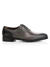 FERRAGAMO BARCLAY LACE-UP LEATHER DRESS SHOES,400011385887