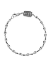 KING BABY STUDIO MEN'S NEW CLASSICS SKULL CHAINLINK STERLING SILVER BRACELET,400012104350