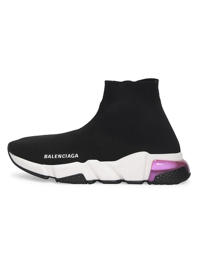 Balenciaga Speed Lt Sock Sneakers In Black Multi
