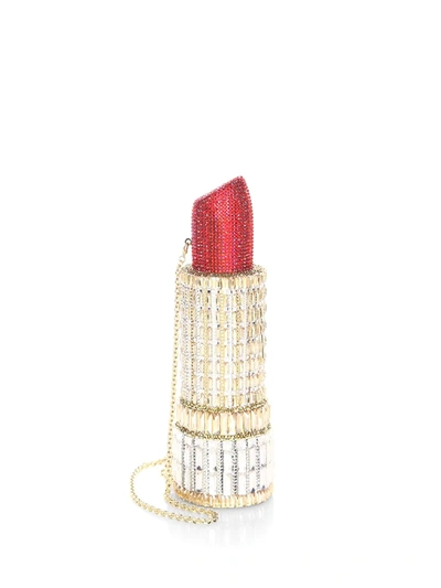 Judith Leiber Lipstick Seductress Clutch In Red