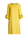 LAFAYETTE 148 WOMEN'S WHITBY RUFFLE-SLEEVE DRESS,0400012158255