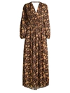 MATTEAU WOMEN'S PUFF-SLEEVE MAXI DRESS,400012042891