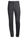 Corneliani Tailored Wool Suit Trousers In Charcoal