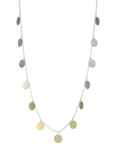 IPPOLITA WOMEN'S CLASSICO CHIMERA TWO-TONE HAMMERED PAILLETTE NECKLACE,400012279205