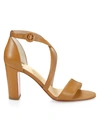 Christian Louboutin Women's Loubi Bee Leather Sandals In Cafe Creme
