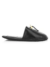 BUSCEMI GREENWICH LEATHER SLIPPERS,400011955287