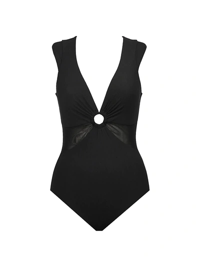 Amoressa By Miraclesuit Mombasa Daphne One-piece Swimsuit In Black