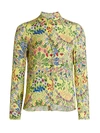 ALICE AND OLIVIA WILLA FLORAL BLOUSE,400012414929