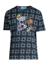 ROBERT GRAHAM MEN'S SPEED LIMIT SKULL & GRID GRAPHIC TEE,0400012292369