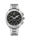 FENDI TIMEPIECES MOMENTO FENDI CHRONOGRAPH STAINLESS STEEL WATCH,400011614036