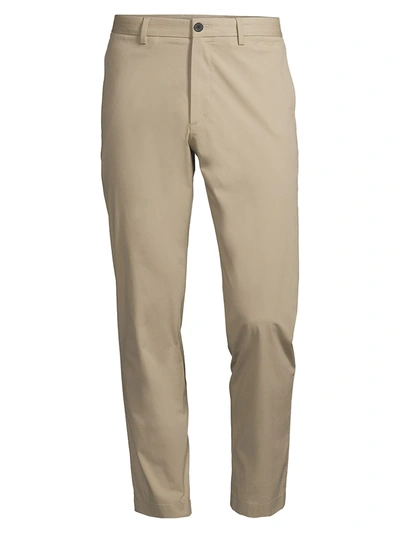 Theory Men's Zaine Slim-fit Chino Trousers In Beige Stone