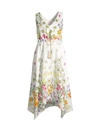 JOHNNY WAS WOMEN'S FLARIA FLORAL LINEN DRESS,0400012414524