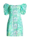 LILLY PULITZER WOMEN'S DANIELA FLORAL DRESS,0400012257217