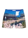 ORLEBAR BROWN MEN'S BULLDOG PHOTOGRAPHIC SWIM TRUNKS,0400012097502