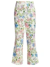 ALICE AND OLIVIA LORINDA FLORAL SUPER HIGH-WAIST ANKLE trousers,400012467671