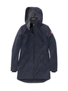 Canada Goose Avery Water Resistant Hooded Softshell Jacket In Black
