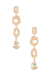 AMBER SCEATS EMBELLISHED MIS-MATCHED DROP EARRING,AMBE-WL192