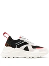 ZADIG & VOLTAIRE COLOUR-BLOCK LACE-UP TRAINERS