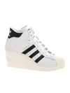 Adidas Originals Superstar Ellure High-top Sneakers In White