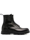 WOOLRICH PEBBLED-EFFECT COMBAT BOOTS