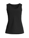 NATORI WOMEN'S SOLID CREPE TANK,400012599771