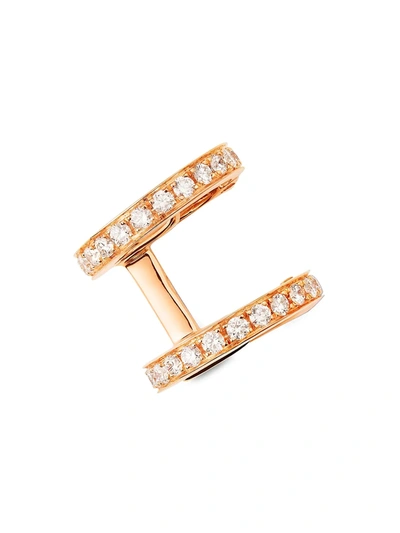 Repossi Women's Berbere 18k Rose Gold & Diamond Ear Cuff