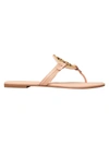 TORY BURCH MILLER METAL LEATHER THONG SANDALS,400012603002