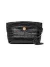 BURBERRY WOMEN'S SMALL SOCIETY CROC-EMBOSSED LEATHER CLUTCH,0400011810920