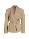 ESCADA WOMEN'S BONCOTI SHAWL COLLAR WRAP JACKET,0400012671866