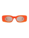 Loewe Paula Ibiza Original 49mm Square Sunglasses In Orange