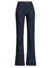 CHLOÉ RECYCLED STRETCH-FLARE JEANS,400012558623