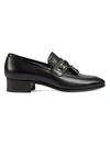 GUCCI LOAFERS WITH WEB AND INTERLOCKING G,400012689814