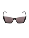 SAINT LAURENT KATE 58MM CAT EYE SUNGLASSES,400012053137