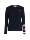 VALENTINO MAGLIA WOOL & CASHMERE RIBBED TOP,400012240078