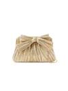 Loeffler Randall Rayne Pleated Clutch In Gold