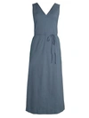 THEORY DEEP V-NECK MAXI DRESS,400012693309