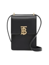 BURBERRY VALENCIA TB LEATHER CROSSBODY POUCH,400012724724