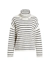 ATM ANTHONY THOMAS MELILLO CHINELLE FUNNELNECK STRIPED SWEATER,400012795953