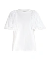 GIVENCHY LACE PUFF-SLEEVE T-SHIRT,400012647077