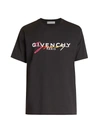 GIVENCHY MEN'S DEGRADE SIGNATURE REGULAR-FIT T-SHIRT,0400012766436