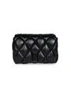BALENCIAGA WOMEN'S TOUCH QUILTED LEATHER CLUTCH,0400012841906