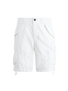 Polo Ralph Lauren Washed Cotton Ripstop Cargo Shorts In White