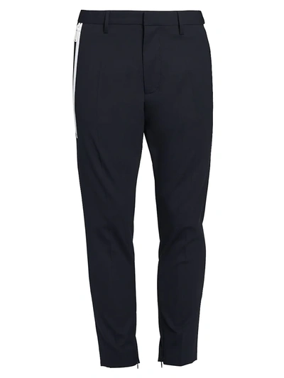 Dsquared2 Men's Stretch Tencho Wool-blend Skinny Pants In Navy