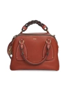 CHLOÉ MEDIUM DARIA LEATHER SATCHEL,400012143767