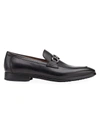 FERRAGAMO MEN'S REE LEATHER LOAFERS,400012182896