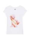 L Agence Cory Scoop Neck T-shirt In White