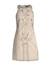 AIDAN MATTOX WOMEN'S FULLY BEADED A-LINE DRESS,400012515317