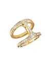HOORSENBUHS WOMEN'S DAME PHANTOM 18K YELLOW GOLD & DIAMOND RING,400012715284