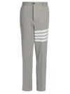 THOM BROWNE UNCONTRUCTED STRIPED CHINO PANTS,400012757612